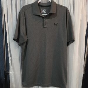 Under Armour Men's Dark Gray Polo Shirt